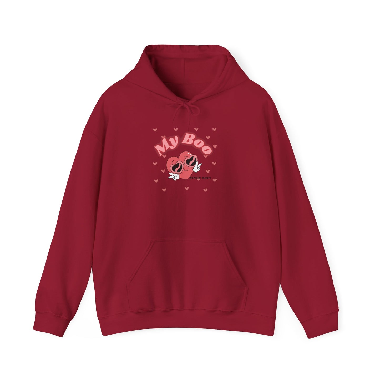 Personalized Hooded Sweatshirt - My Boo Since Design