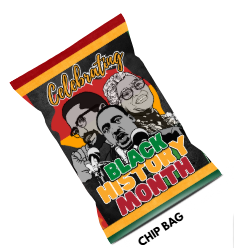 Black History Chip Bag-Filled
